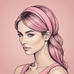 pink hairband image